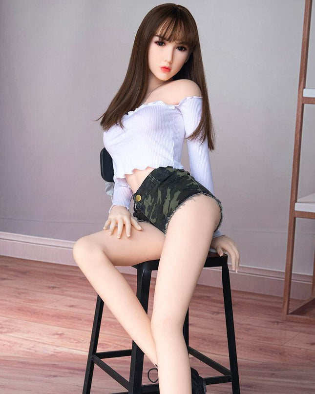 Olive - 5ft3in (160cm) Small-Chested Asian Style Slender Lady Realistic Sex Doll - Rose Wives