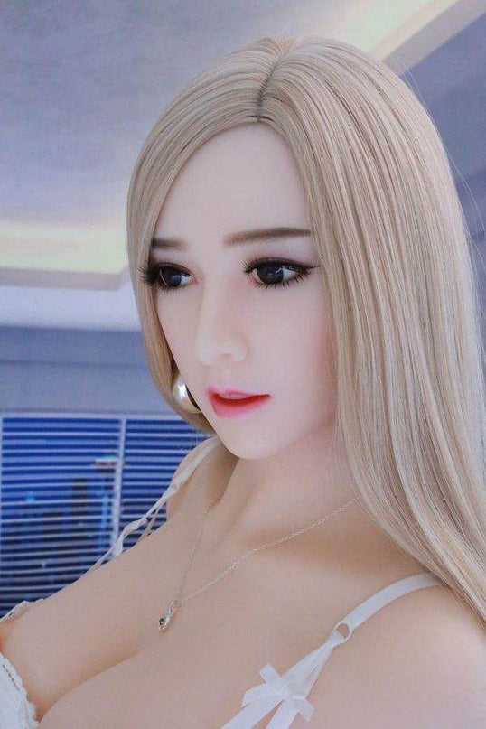 Zoe - 5ft2in (158cm) Blonde Hair Big Boobs Slender Chinese Lady Sex Doll - Rose Wives