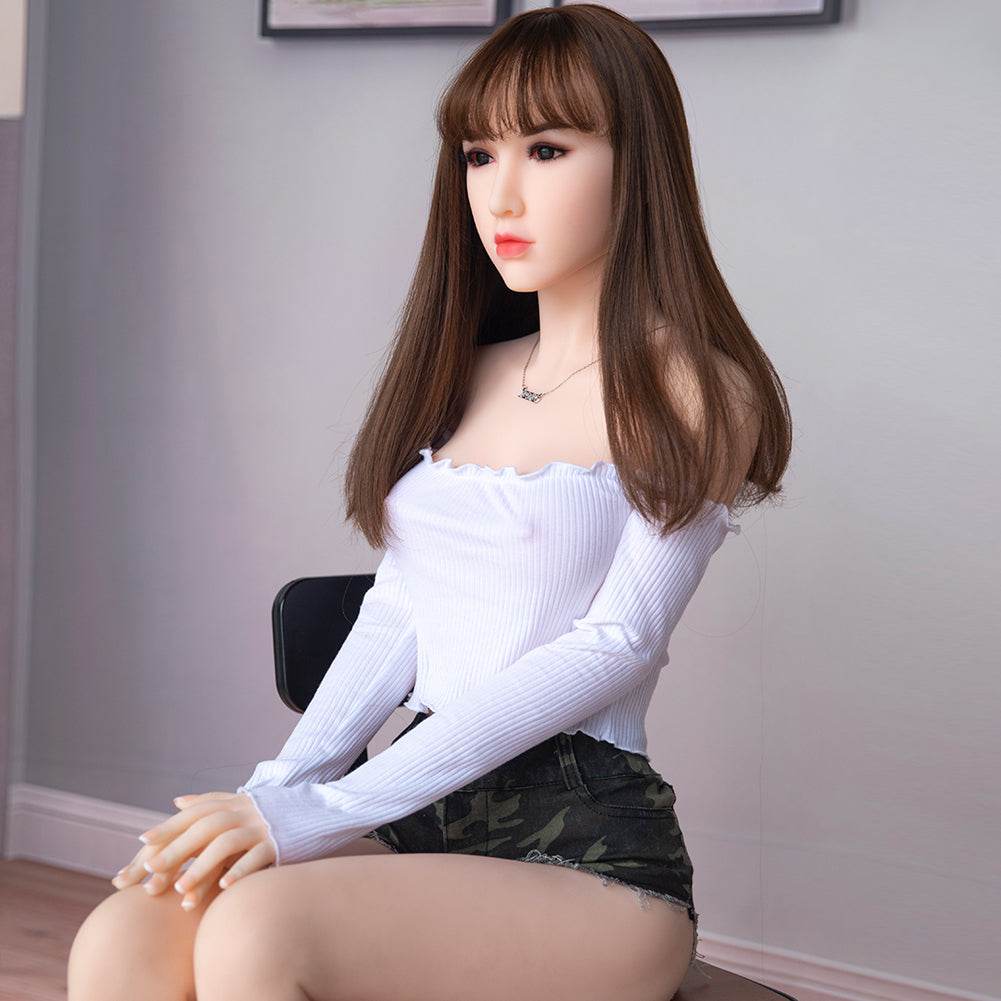 Olive - 5ft3in (160cm) Small-Chested Asian Style Slender Girl Realistic Sex Doll