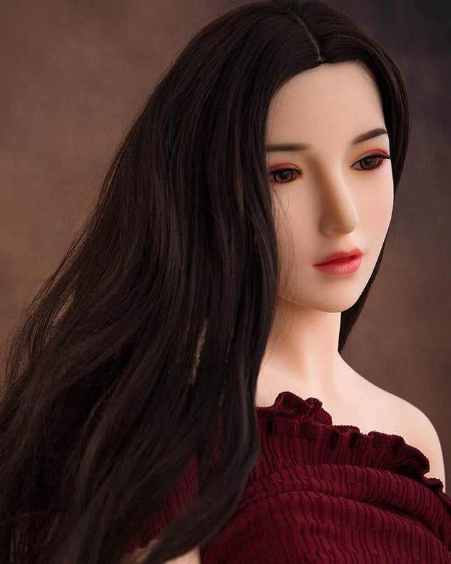 Jae - 5ft3in (160cm) C-cup Hot Asian Lady Realistic Sex Doll with 185 Head - Rose Wives