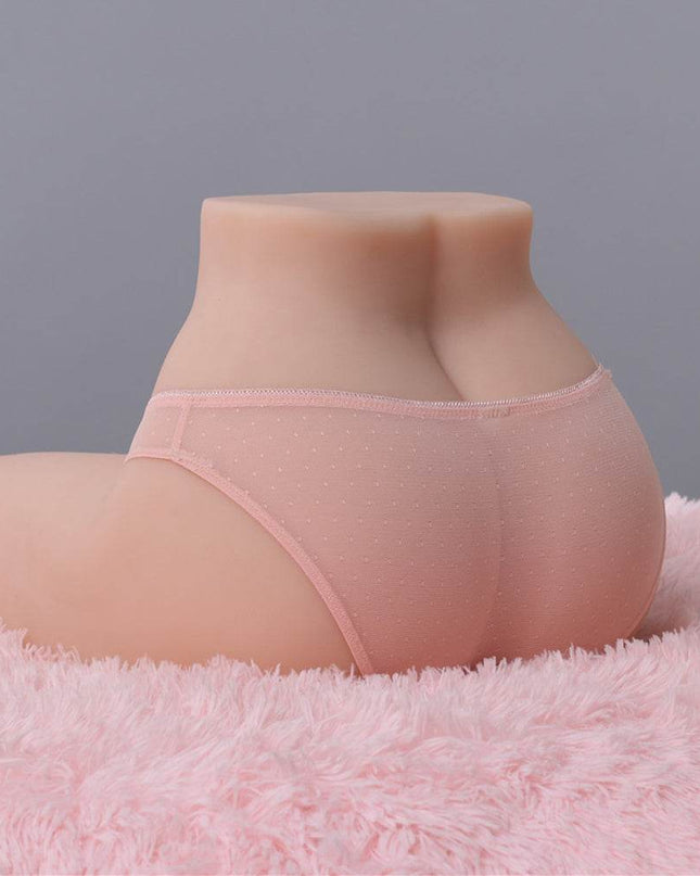 Belle - 30.7LB Doggy Style Lifesize Intense Stimulation with Built-in Skeleton Sex Doll Torso - Rose Wives