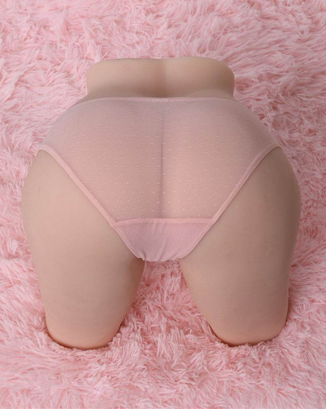 Belle - 30.7LB Doggy Style Lifesize Intense Stimulation with Built-in Skeleton Sex Doll Torso - Rose Wives
