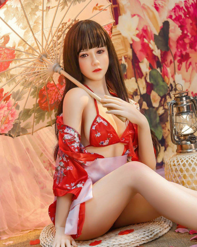 Akari - 5ft5in (166cm) Japanese Kimono Style Slender Life Size Realistic Sex Doll - Rose Wives