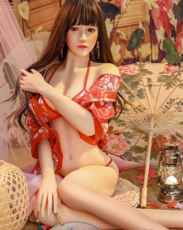 Akari - 5ft5in (166cm) Japanese Kimono Style Slender Life Size Realistic Sex Doll - Rose Wives