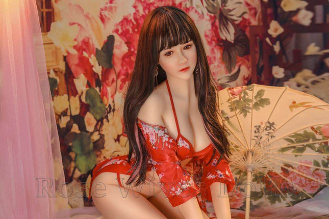 Akari - 5ft5in (166cm) Japanese Kimono Style Slender Life Size Realistic Sex Doll - Rose Wives