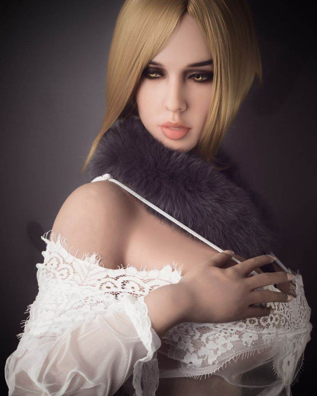 US Stock - Jasmine 5ft4in (163cm) Blonde Hair I-Cup BBW TPE Sex Doll - Rose Wives