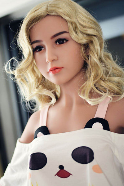 Lilian - 5ft5in (165cm) Asian Blonde Hair Slender Lady Realistic TPE Sex Doll with 14 Head