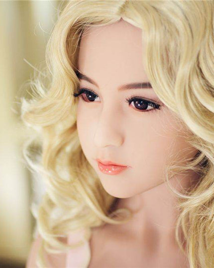 Lilian - 5ft5in (165cm) Asian Blonde Hair Slender Lady Realistic TPE Sex Doll with 14 Head - Rose Wives