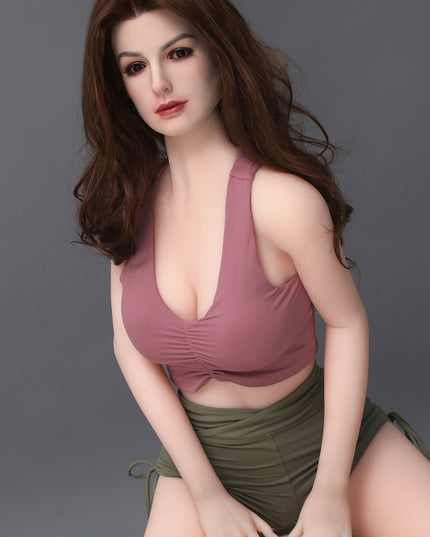 Jane - 5ft5in (165cm) Full Sex Doll Life Like Love Doll with Silicone Head - Rose Wives