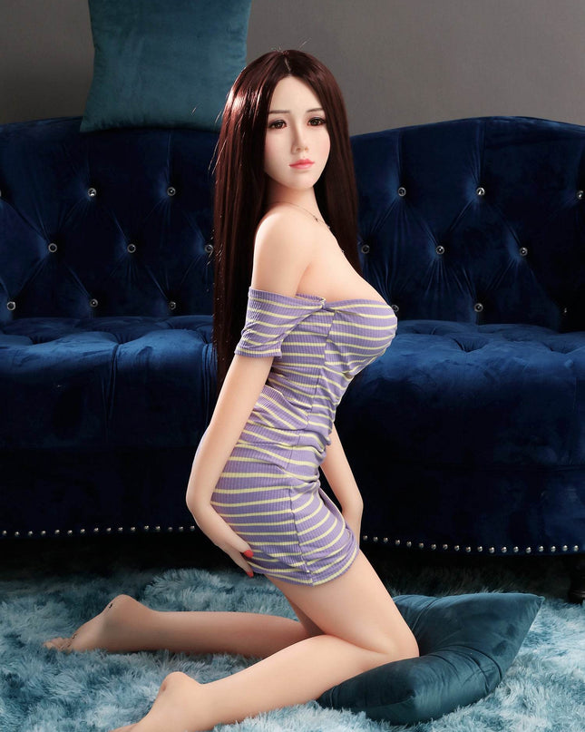 Susie - 5ft2in (158cm) Chinese Hot Lady TPE Sex Doll with Silicone Head - Rose Wives