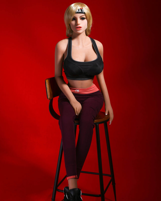 Clara - 5ft5in (165cm) Blonde Hair Big Boobs Sports Lady Realistic Sex Doll - Rose Wives