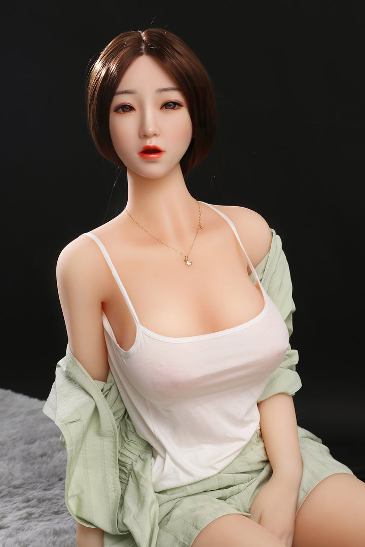 Serena - 5ft2in (158cm) Korean Realistic Lady TPE Sex Doll with Silicone Head