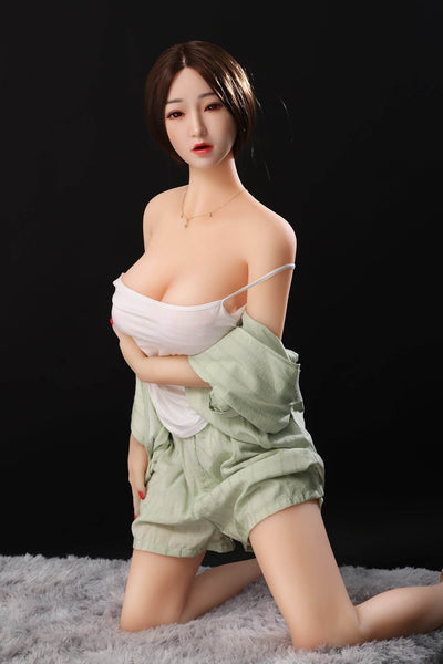 Serena - 5ft2in (158cm) Korean Realistic Lady TPE Sex Doll with Silicone Head