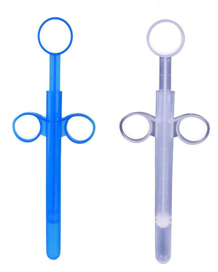 2 Piece/box Anal Lubricant Applicator Backyard Syringe Anal Plug Enema Syringe
