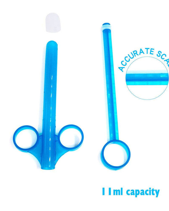 2 Piece/box Anal Lubricant Applicator Backyard Syringe Anal Plug Enema Syringe - Rose Wives