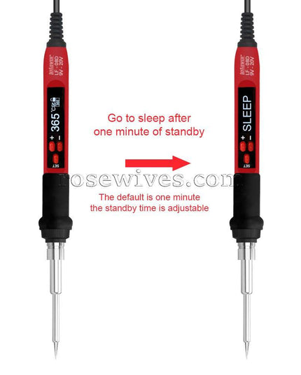 65W USB digital soldering iron Mini Electric Soldering Iron Station Adjustable Temperature TPE Doll Tears Repair tool - Rose Wives