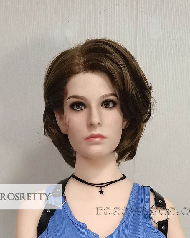 Rosretty Silicone Realistic Artificial Human Head Model - S12 - Rose Wives