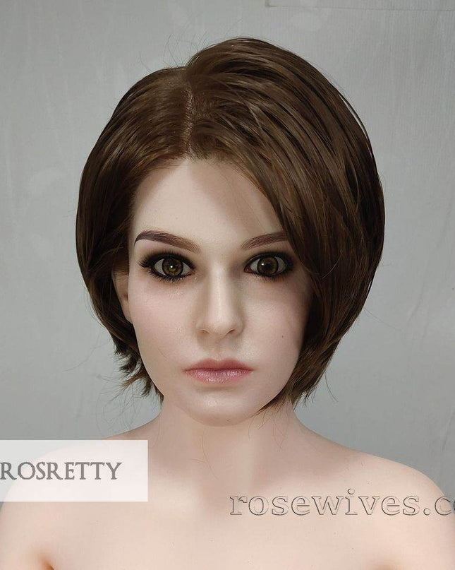 Rosretty Silicone Realistic Artificial Human Head Model - S12 - Rose Wives