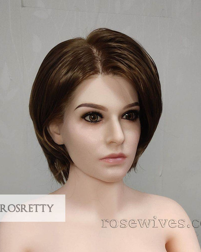 Rosretty Silicone Realistic Artificial Human Head Model - S12 - Rose Wives