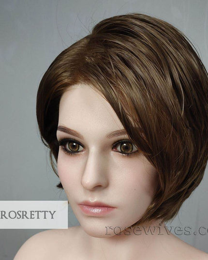 Rosretty Silicone Realistic Artificial Human Head Model - S12