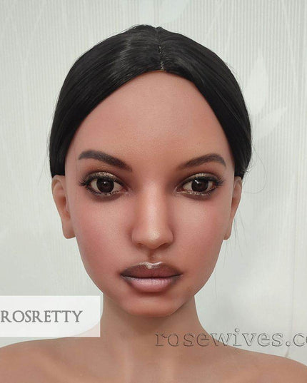 Rosretty Silicone Realistic Artificial Human Head Model - S14 - Rose Wives