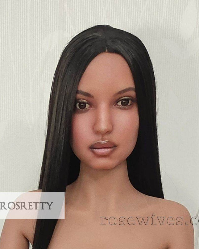 Rosretty Silicone Realistic Artificial Human Head Model - S14 - Rose Wives