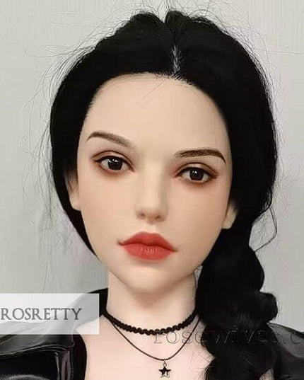 Rosretty Silicone Realistic Artificial Human Head Model - S16