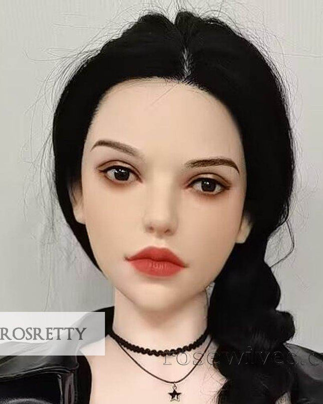 Rosretty Silicone Realistic Artificial Human Head Model - S16 - Rose Wives