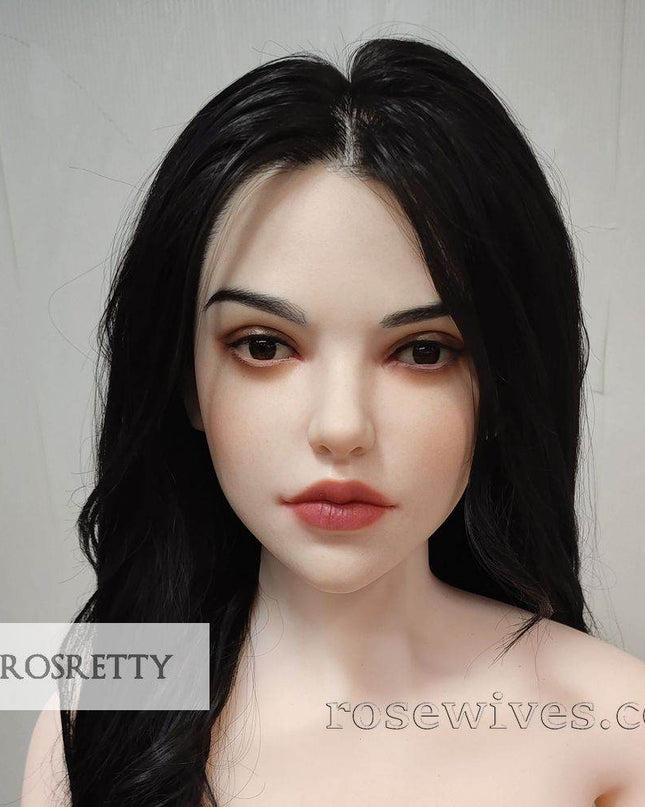 Rosretty Silicone Realistic Artificial Human Head Model - S16 - Rose Wives