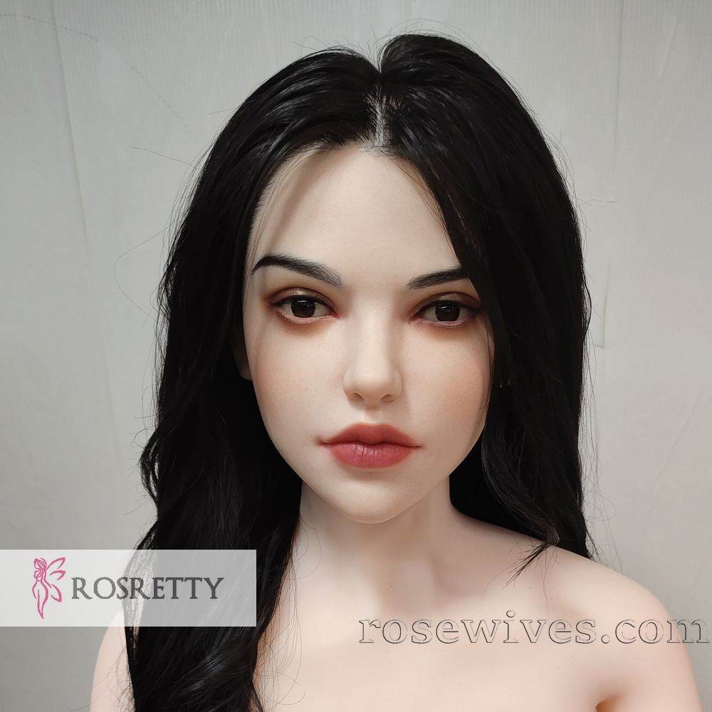 Rosretty Silicone Realistic Artificial Human Head Model - S16