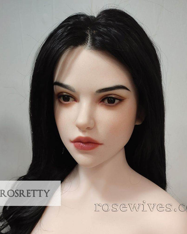 Rosretty Silicone Realistic Artificial Human Head Model - S16 - Rose Wives
