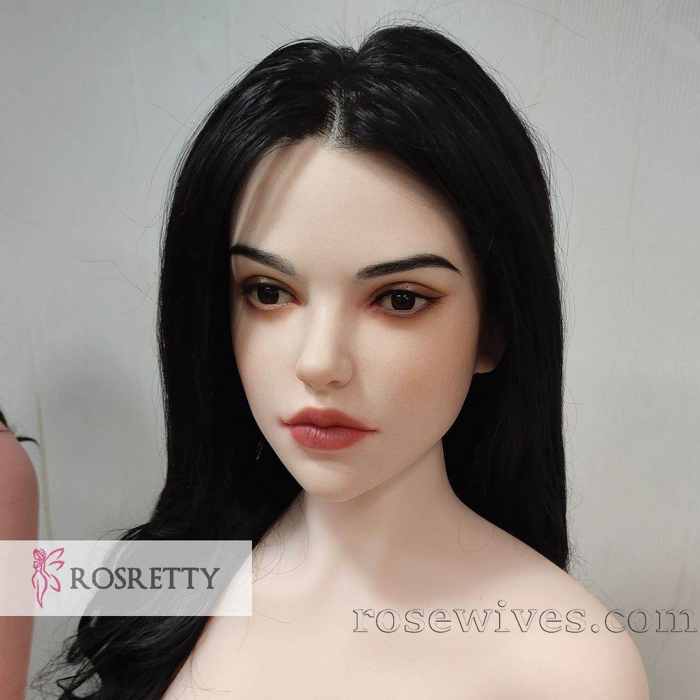 Rosretty Silicone Realistic Artificial Human Head Model - S16