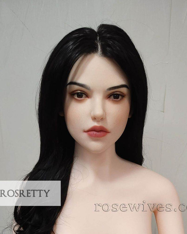 Rosretty Silicone Realistic Artificial Human Head Model - S16 - Rose Wives