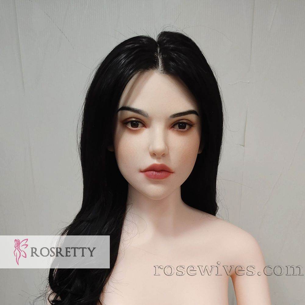 Rosretty Silicone Realistic Artificial Human Head Model - S16