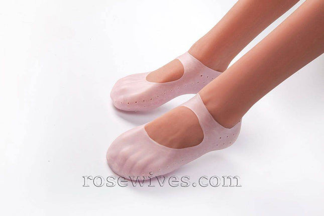Sex Doll Silicone Foot Care Socks - Rose Wives