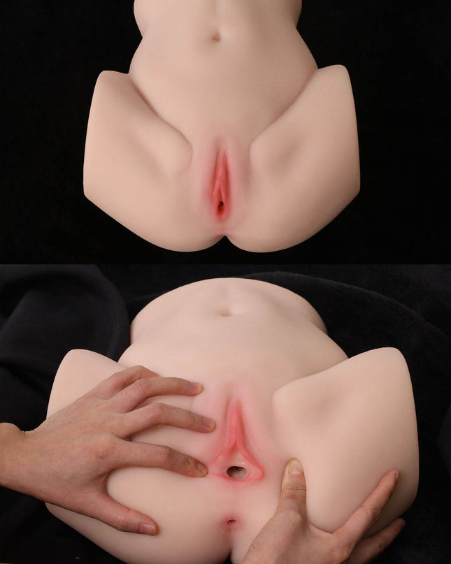 Anne - 16.75LB Increase Sexual Stamina Intense Stimulation Torso Sex Doll - Rose Wives