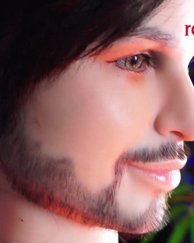 John - 5ft3in (162cm) Realistic TPE Male Sex Doll with Sexy Beard Huge Penis