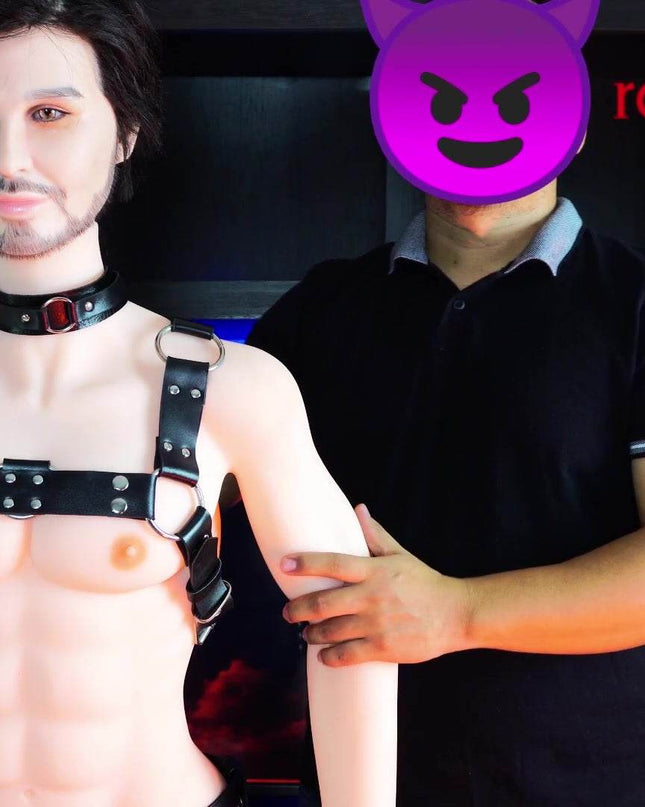 John - 5ft3in (162cm) Realistic TPE Male Sex Doll with Sexy Beard Huge Penis