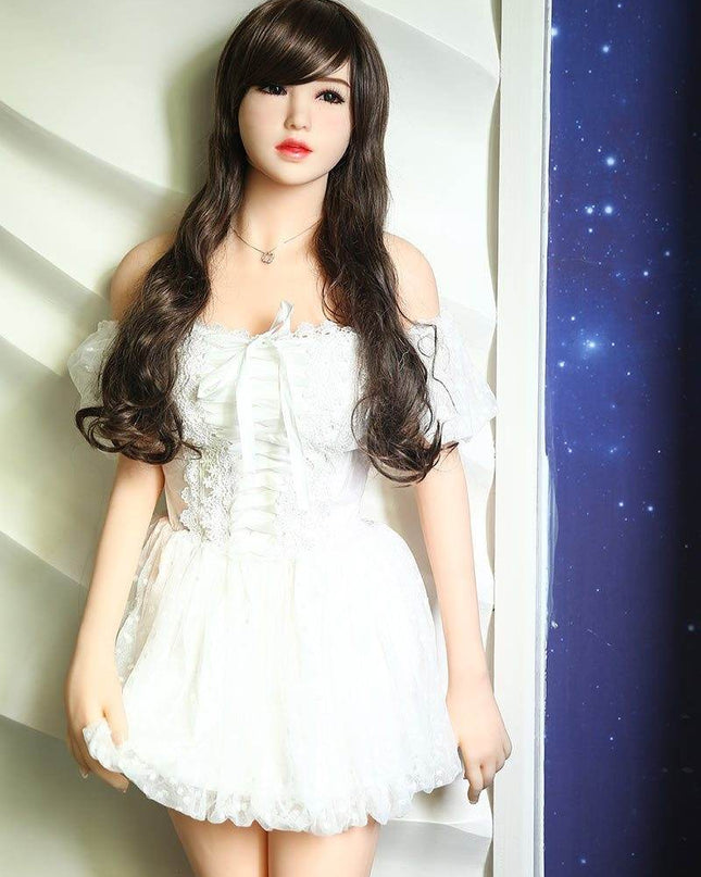 Cleo - 5ft5in (165cm) Small Breast Japanese Cute Lady Realistic Sex Doll with 26 Head - Rose Wives
