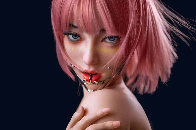 Movable Jaw Fantasy Silicone Head - M5 - Rose Wives