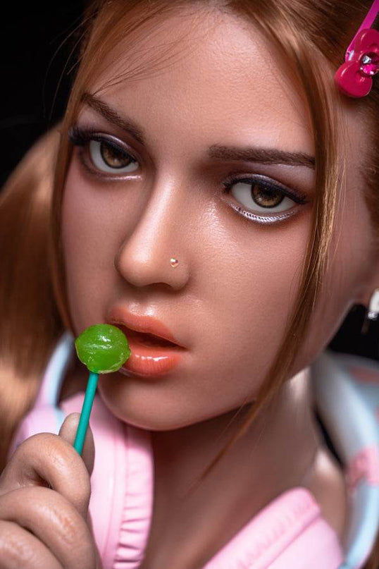 Movable Jaw Mature Silicone Head - M6 - Rose Wives