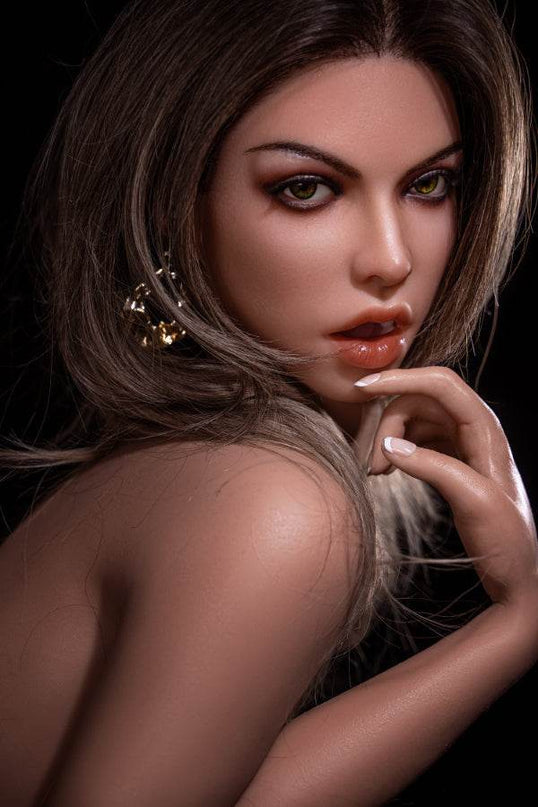 Movable Jaw Skinny Silicone Head - M1 - Rose Wives