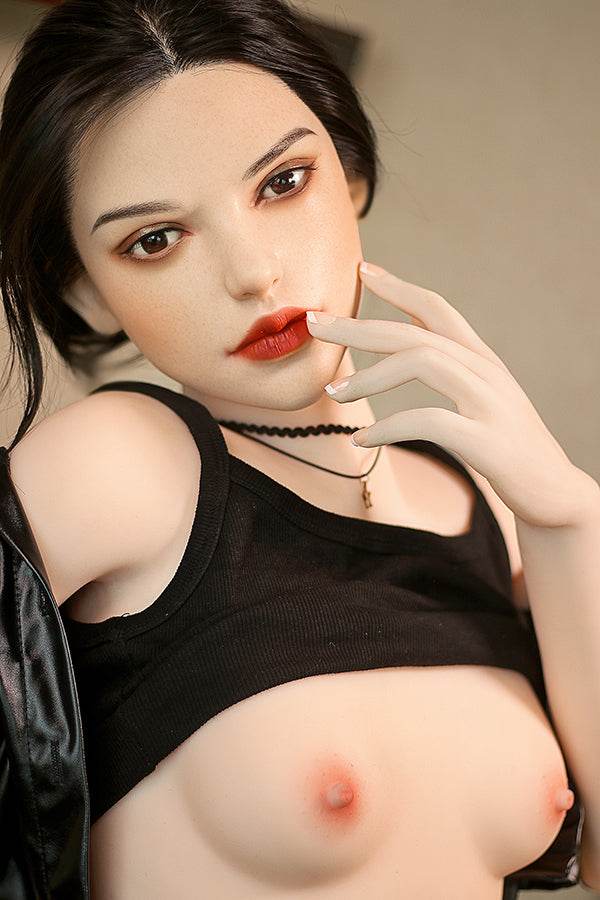 Skinny Small Boobs Silicone Head Sex Doll Odelia 159cm #S16
