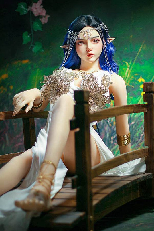 160cm/5ft3 Small Breasts Elegance Forest Princess Elf Ears Lifelike TPE Sex Doll - Ophelia - Rose Wives