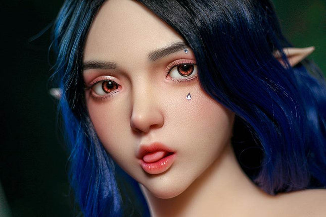 160cm/5ft3 Small Breasts Elegance Forest Princess Elf Ears Lifelike TPE Sex Doll - Ophelia - Rose Wives
