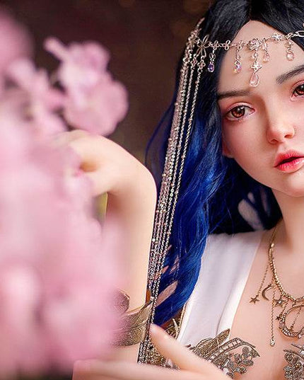 160cm/5ft3 Small Breasts Elegance Forest Princess Elf Ears Lifelike TPE Sex Doll - Ophelia