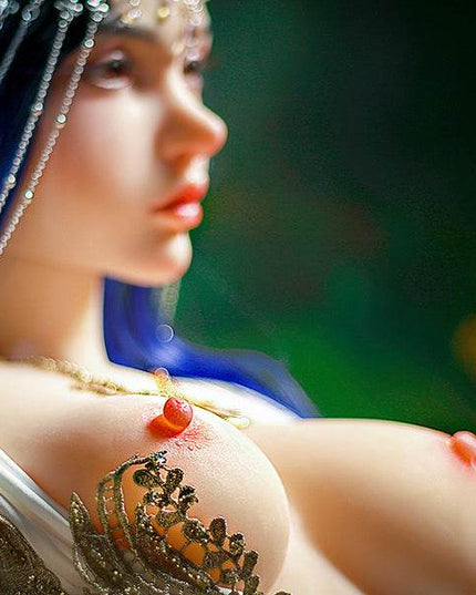 160cm/5ft3 Small Breasts Elegance Forest Princess Elf Ears Lifelike TPE Sex Doll - Ophelia