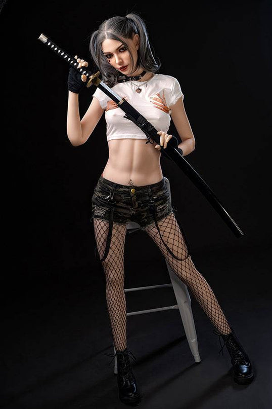 Nancy - 173cm Movable Jaw Silicone Head Sex Doll [US Stock] - Rose Wives