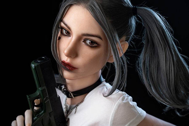 Nancy - 173cm Movable Jaw Silicone Head Sex Doll [US Stock] - Rose Wives